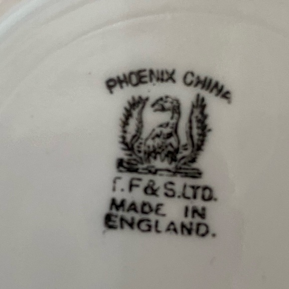 EUC VTG T. F. & S LTD PHOENIX CHINA TEACUP AND SAUCER - Picture 9 of 13
